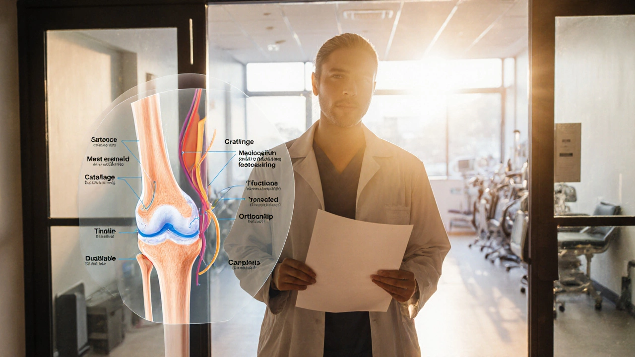 Patient leaving clinic with exercise plan, symbolizing hope and clarity after diagnosis.